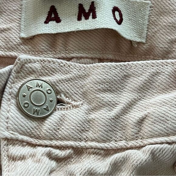AMO Slouch Trouser Size 30 Pale Pink Pants - Picture 5 of 8